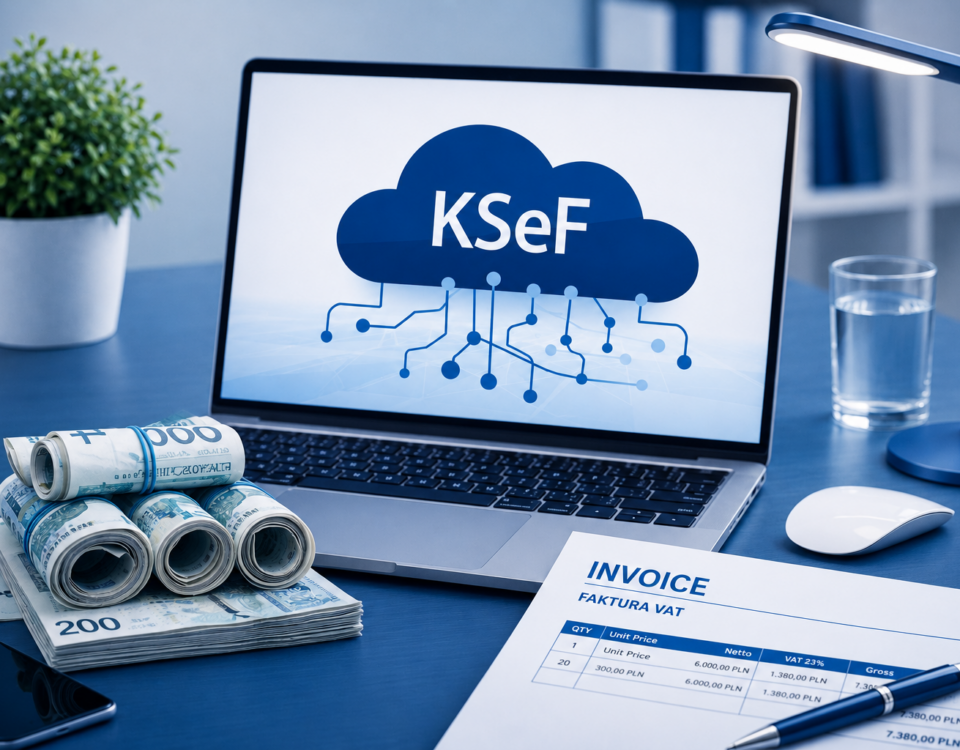 выставить фактуру в KSeF для иностранного контрагента